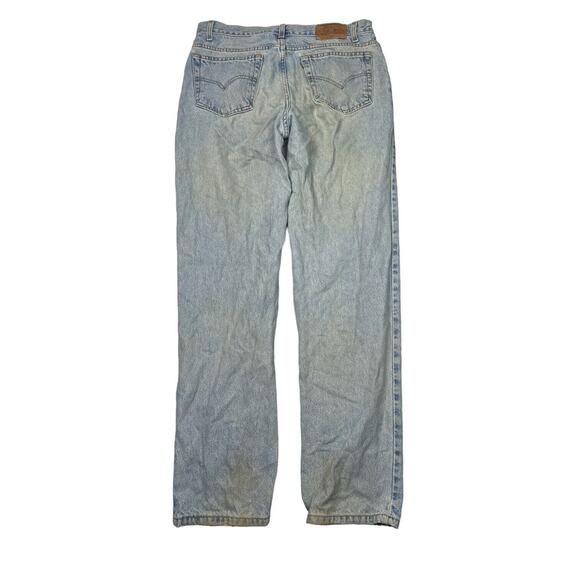 Levi’s VTG 80s 540 Relaxed Straight Jeans Bronze Tab Light Wash FLAW Mens 34x33 - Picture 2 of 8